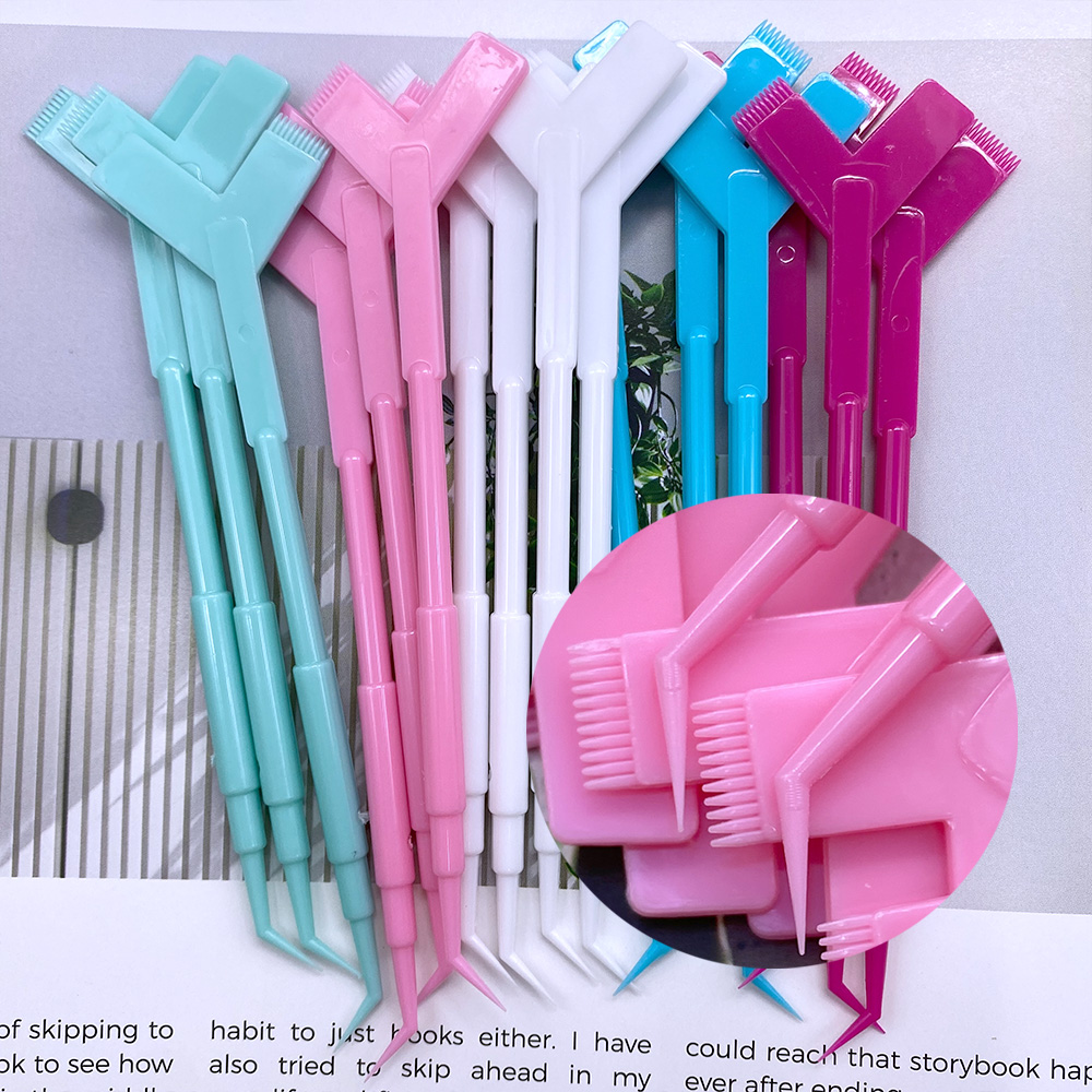 Micro Brush Applicator - 10/20/30 adet yeniden kullanılabilir Y şekli