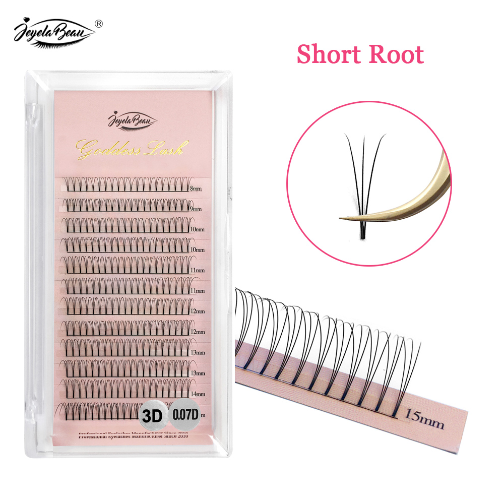 Eyelash Extension Russian Volume - Tanrıça 3D Hazır Fan Kirpik Uzantıları