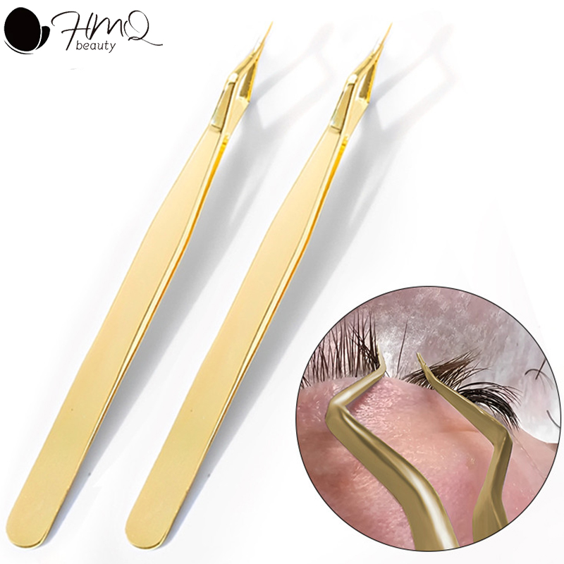 Isolation Tweezer Curved - Yeni Tasarlanmış İzolasyon Kirpik Uzatma Cımbız