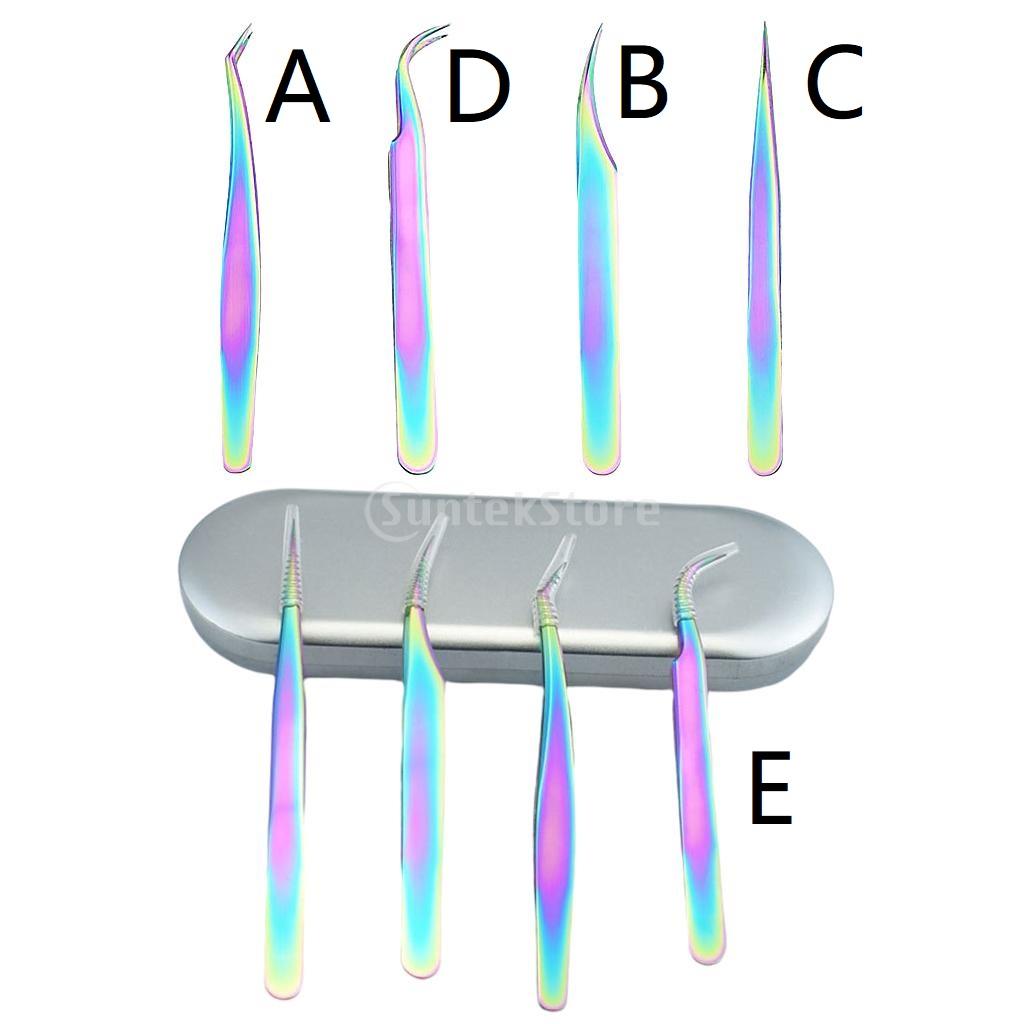 Isolation Tweezer Curved - Profesyonel Kirpik Cımbızları Düz ve Kavisli