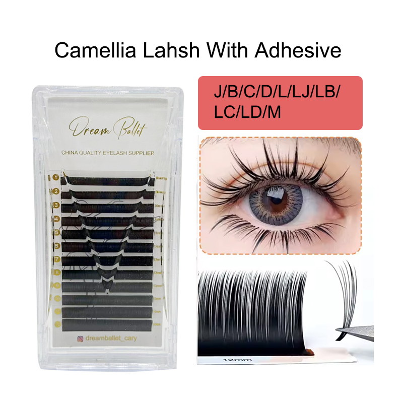 Eyelash Extension Russian Volume - Dream Ballet Kamelya Kirpikleri Yapıştırıcılı LC
