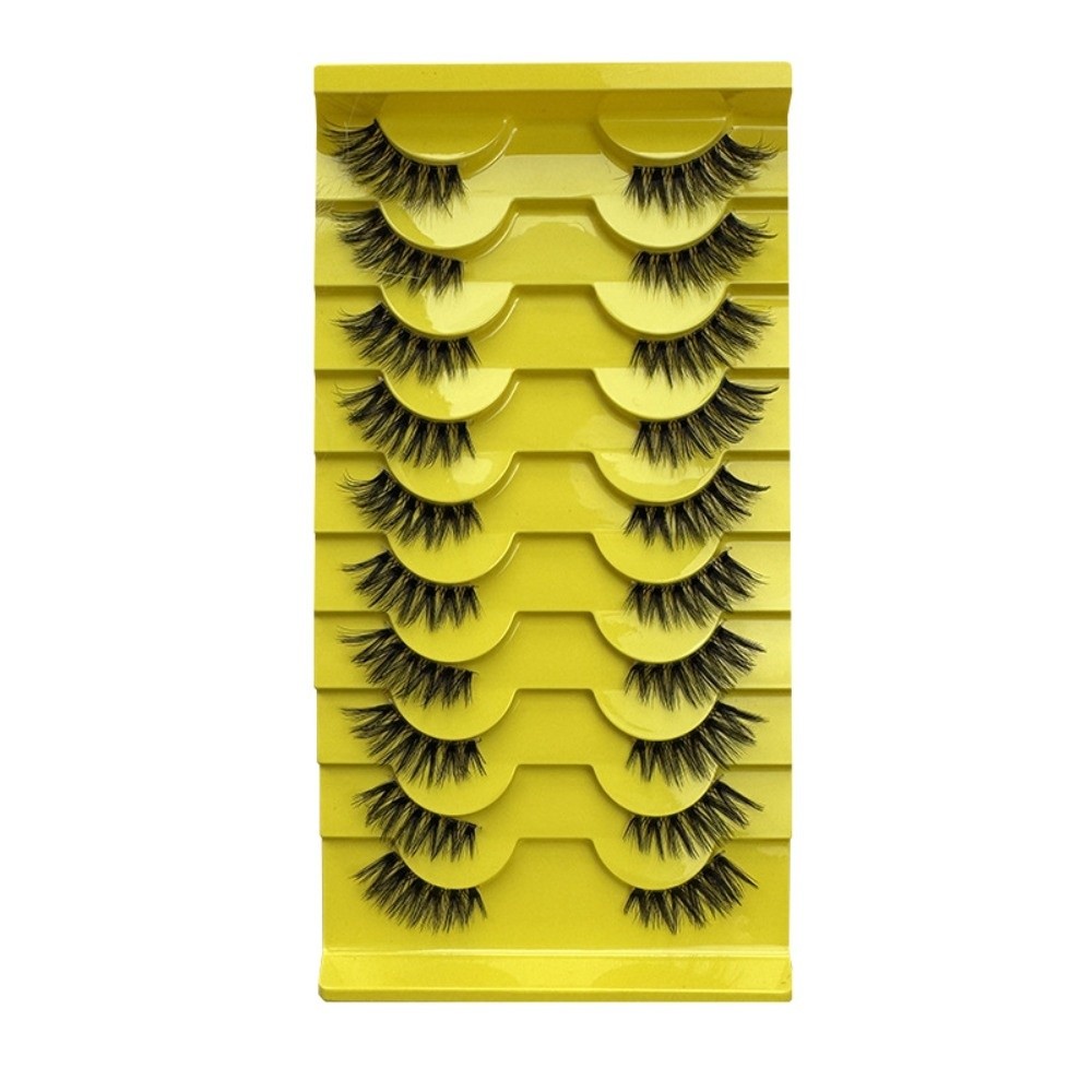 Eyelash Extension Volume Cat Eye - 10 Çift Yeniden Kullanılabilir 3D Dramatik