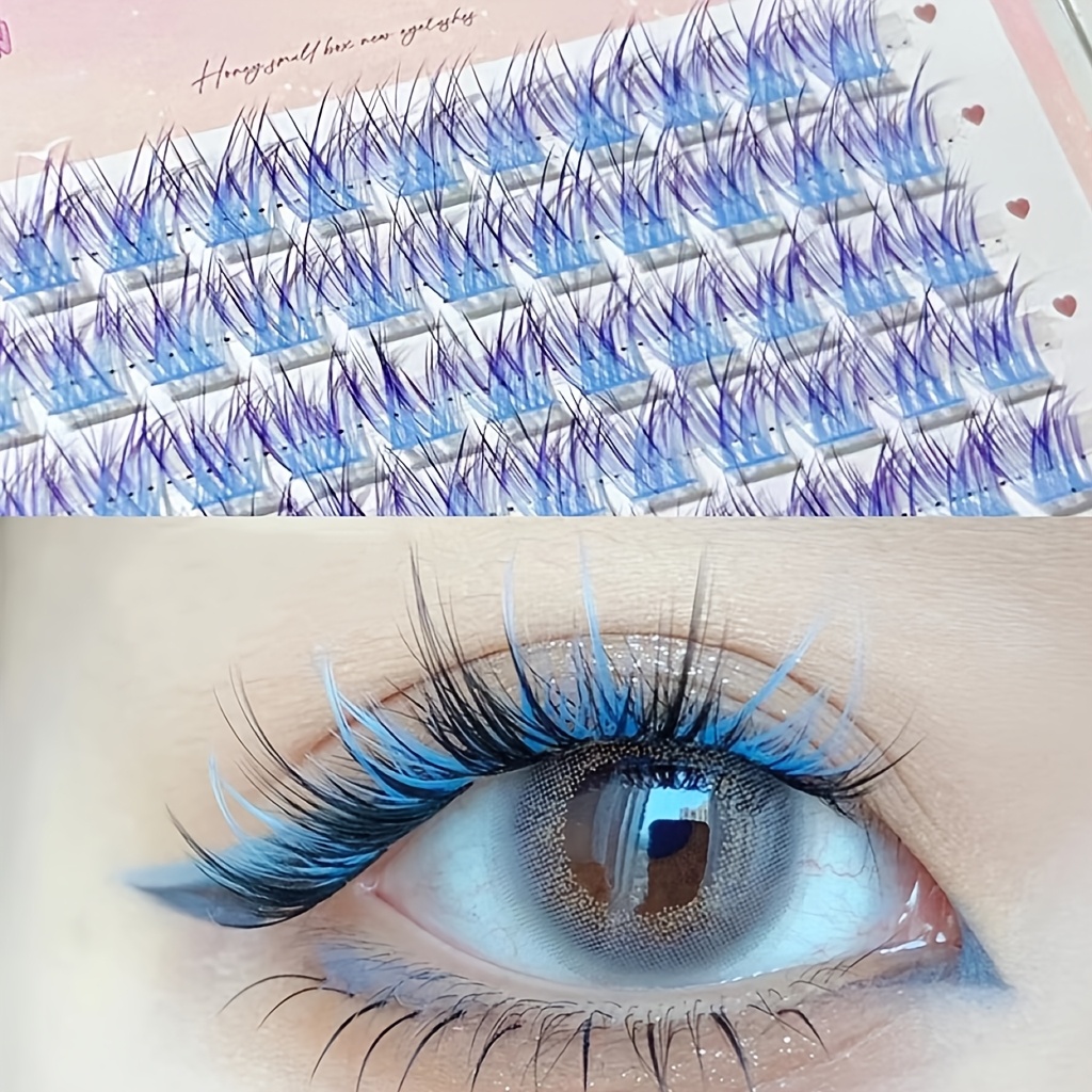Eyelash Extension Eyelash - Mixiaohe Renkli Kirpikler 60 Demet Kolay