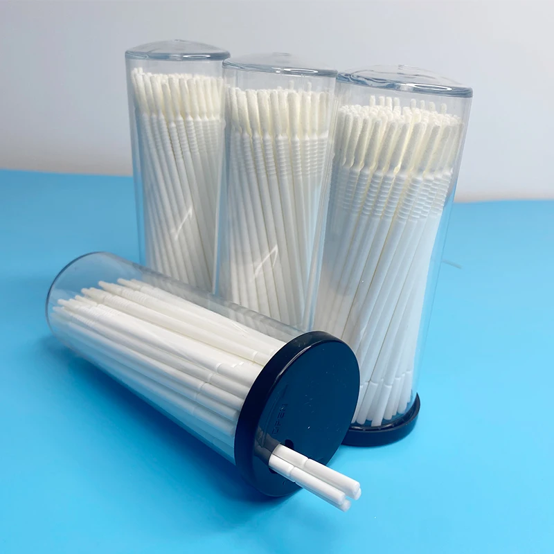 Micro Brush Applicator - 100 adet Uzun Kafa Beyaz Renk