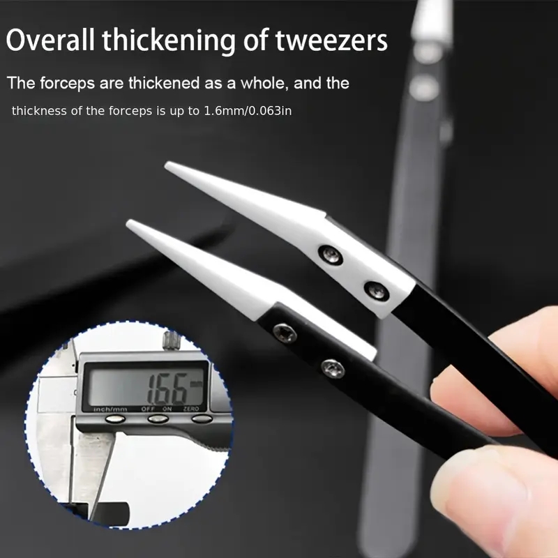 Seramik antistatik cımbız, end - Isolation Tweezer Curved incelemesi ve fiyatı