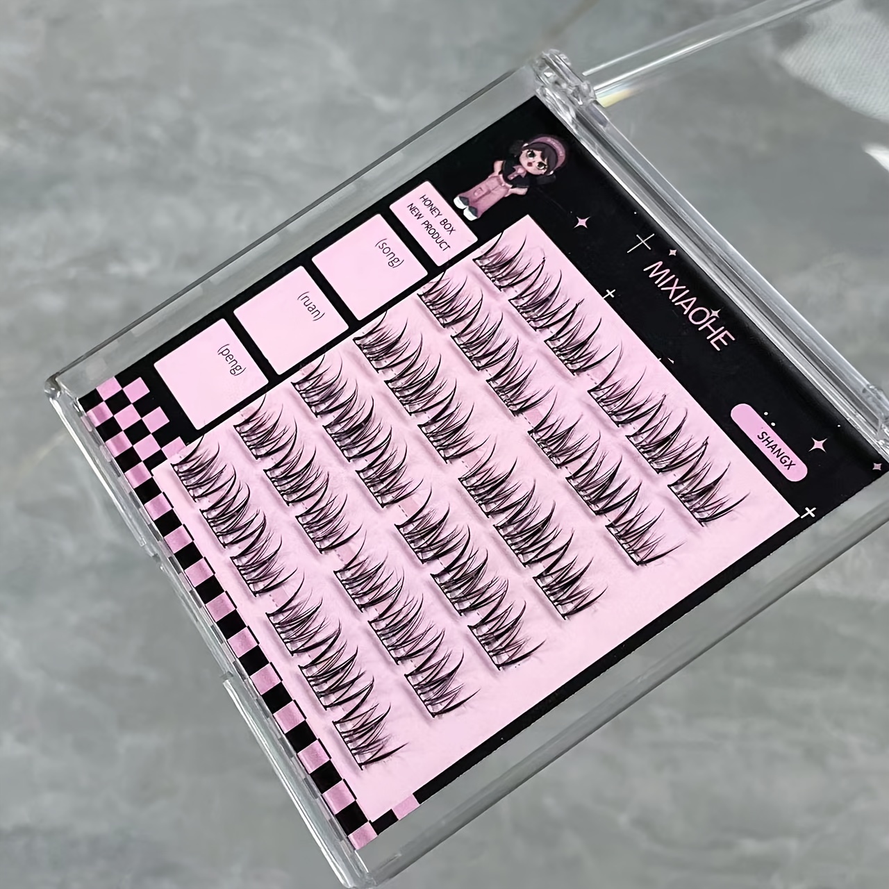 Mixiaohe Kore Saf Stili Küme K - Eyelash Extension Eyelash incelemesi ve fiyatı