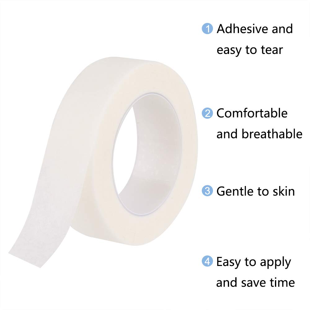 5 Rolls Beyaz Kirpik Bant Yapı - Tape Breathable Lash incelemesi ve fiyatı