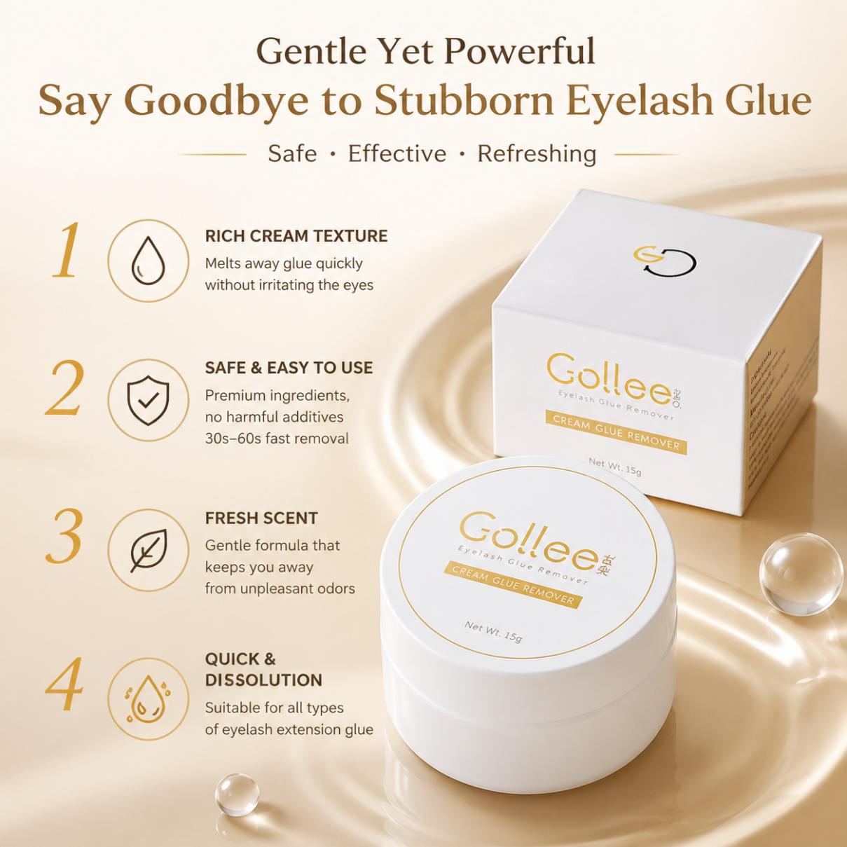 Gollee Şeftali Kokulu 15g Kirp - Lash Removal Cream incelemesi ve fiyatı