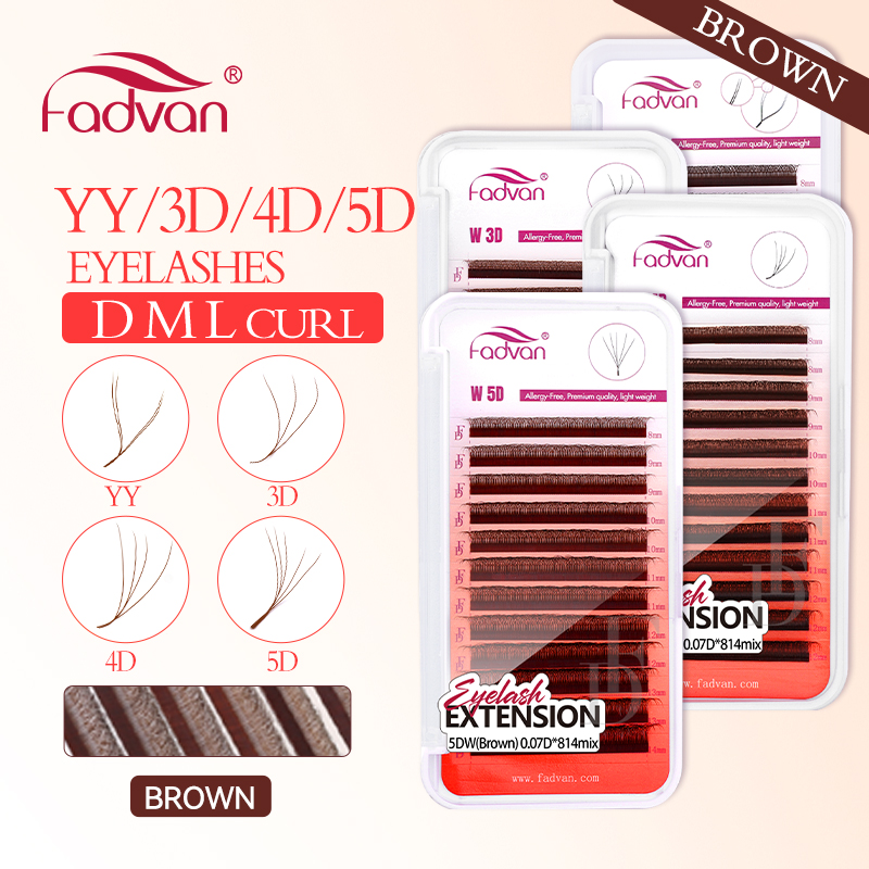 FADVAN Kahverengi 4D/3D/5D kir - Eyelash Extension Yelix incelemesi ve fiyatı