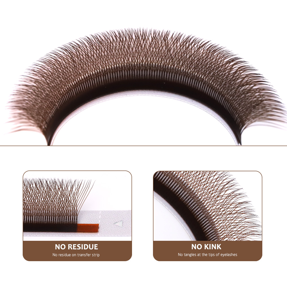 AGUUD Kahverengi 4D W Şekilli  - Eyelash Extension Yelix incelemesi ve fiyatı