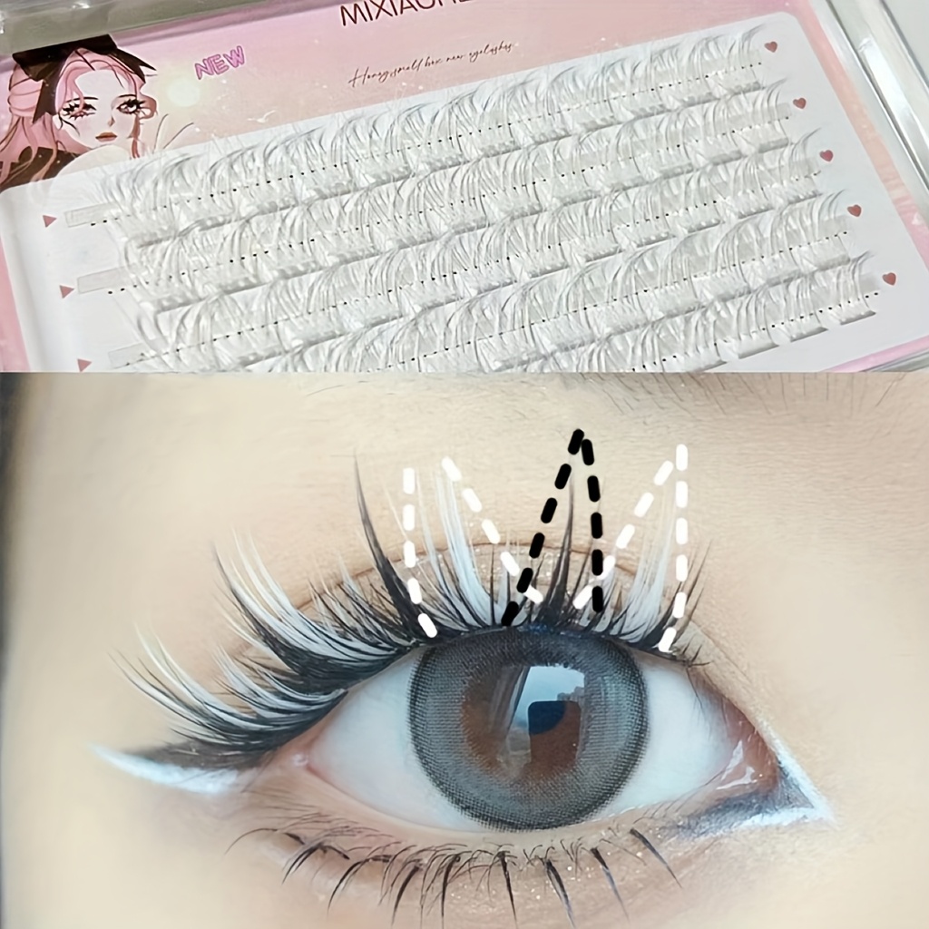 Mixiaohe Renkli Kirpikler 60 D - Eyelash Extension Eyelash incelemesi ve fiyatı
