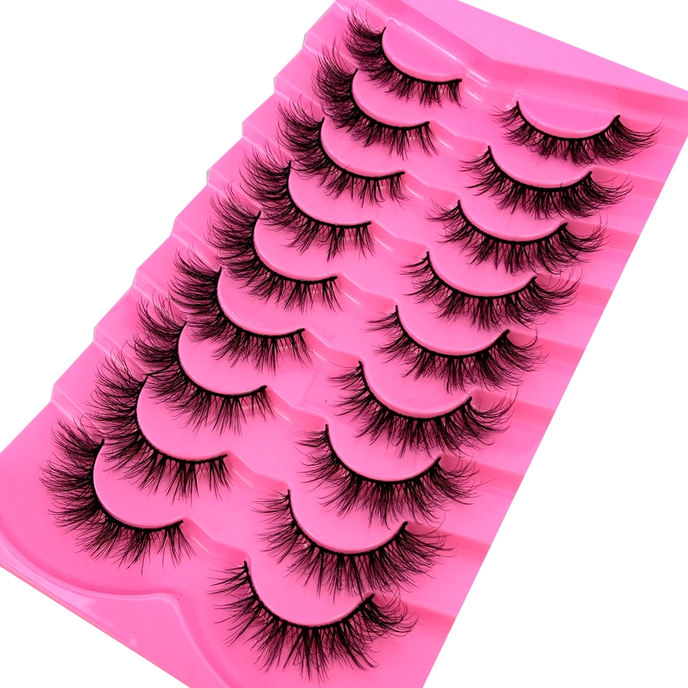 9 Çift Vizon Kirpikler Kabarık - Eyelash Extension Volume Cat Eye incelemesi ve fiyatı