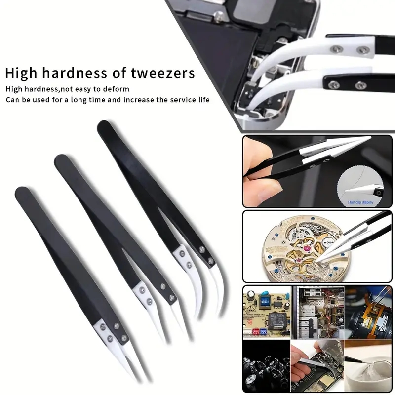 Seramik Antistatik Cımbız, End - Isolation Tweezer Curved incelemesi ve fiyatı