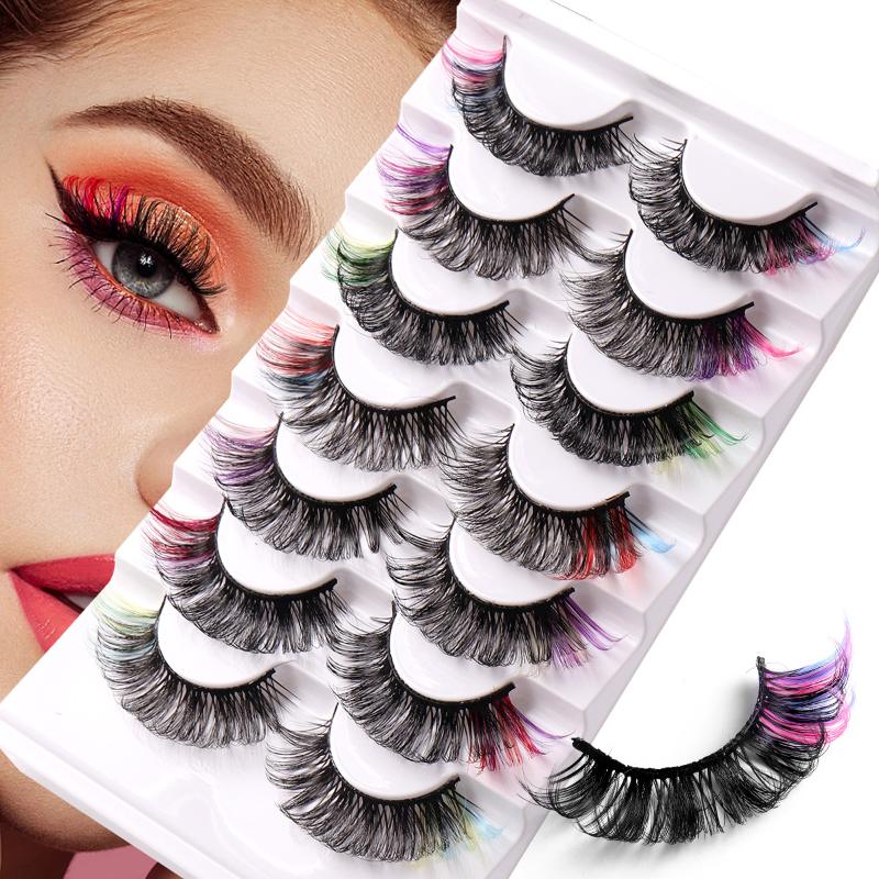 7 Çift Renkli Takma Kirpik 3D  - Eyelash Extension Russian Volume incelemesi ve fiyatı