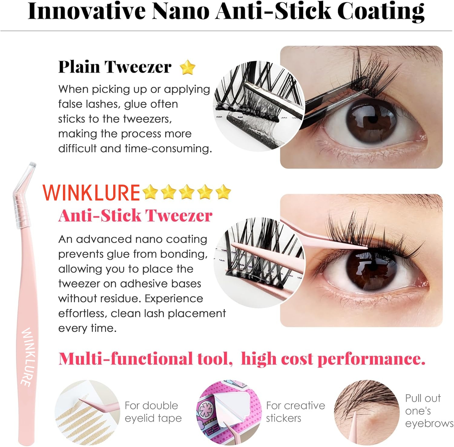 WINKLURE Kendinden Yapışkanlı  - Eyelash Extension Volume Cat Eye incelemesi ve fiyatı